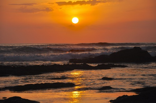 coucher de soleil, sunset, costa rica, Santa Teresa, Malpais, surf, pêche,