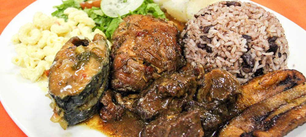 rice and beans, plat typique des caraïbes, costa rica