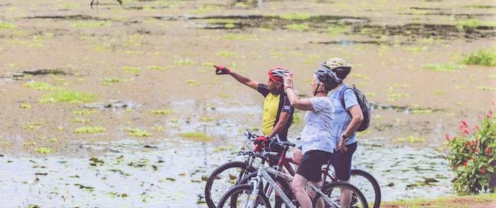 vélo, cyclisme, balade, amis, famille, costa rica