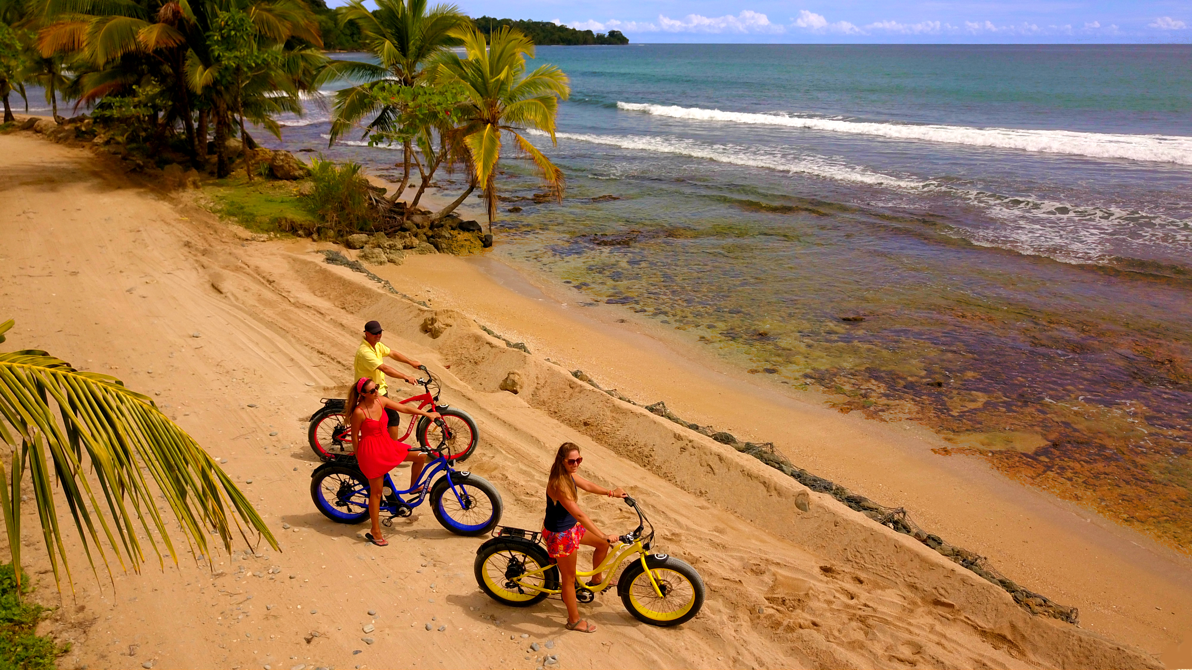vélo, cyclisme, plage, balade, sport, costa rica