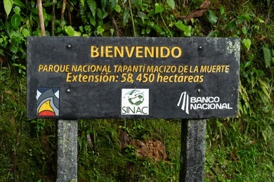 panneau, information, entrée, Tapanti