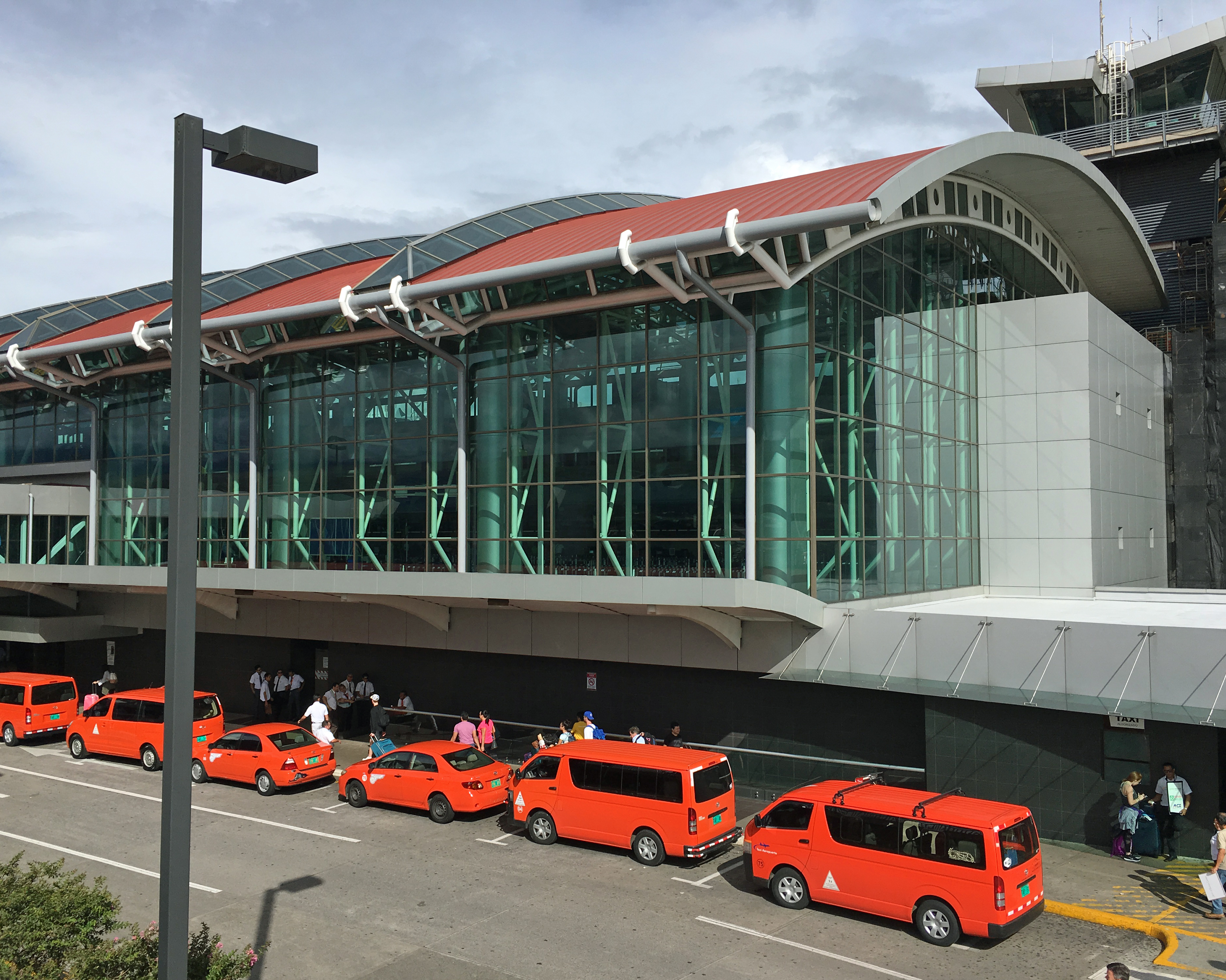 taxi officiels orange aéroport San José SJO