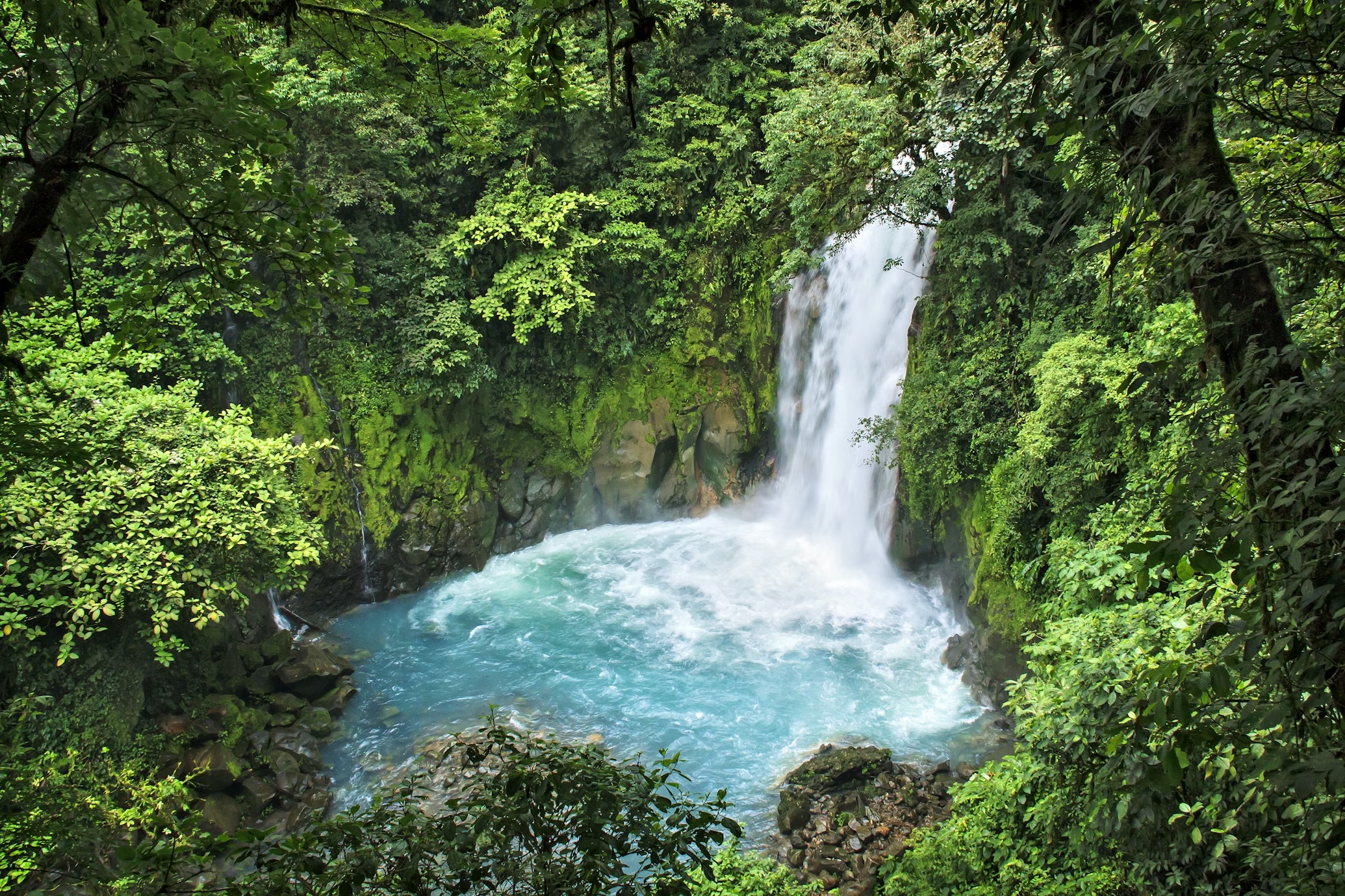 Cascade, énergie verte, Costa Rica, géothermie, volcan, énergie, durable, indépendant,