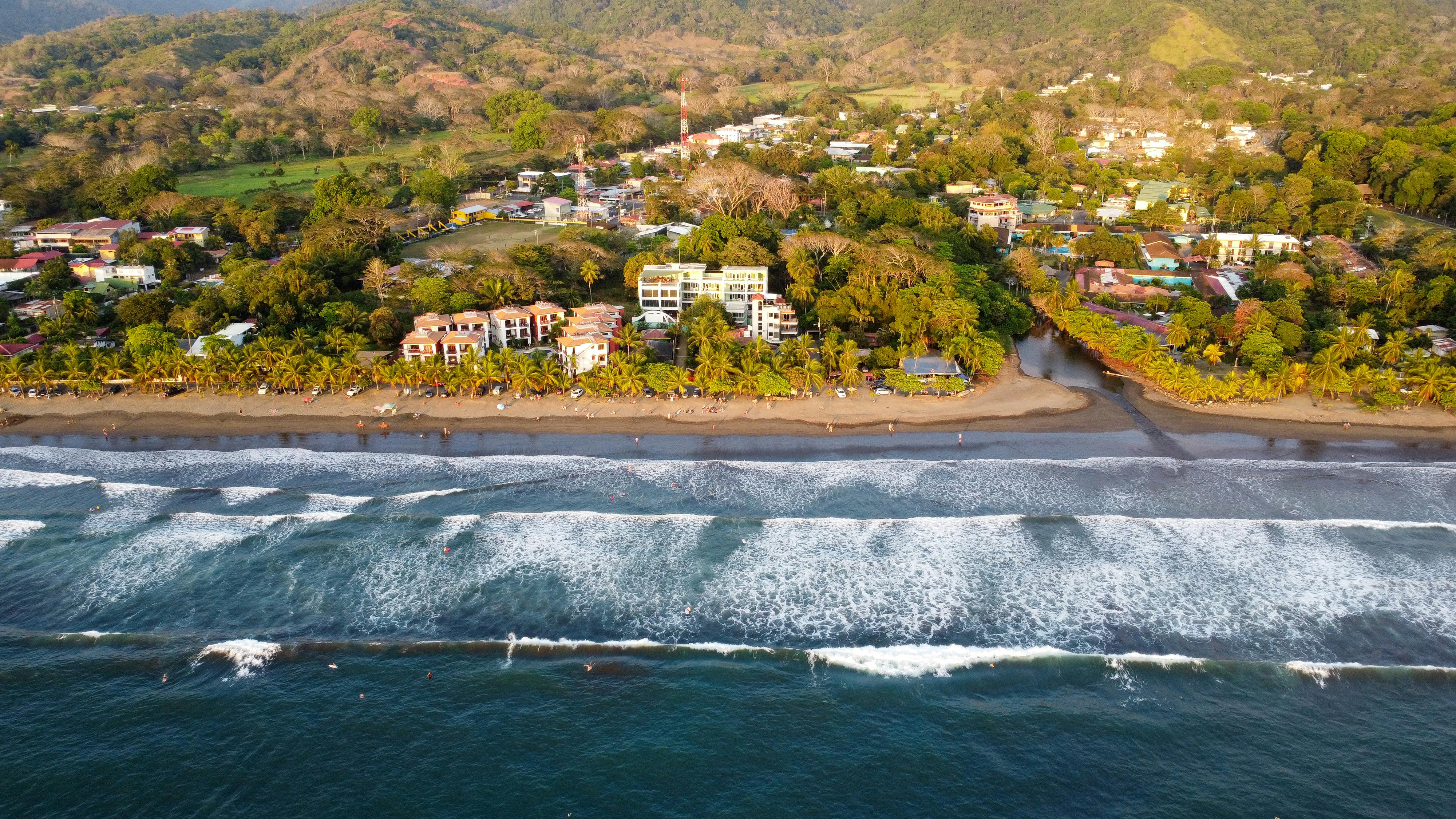Station balneaire de Jaco dans la région de puntarenas au Costa Rica