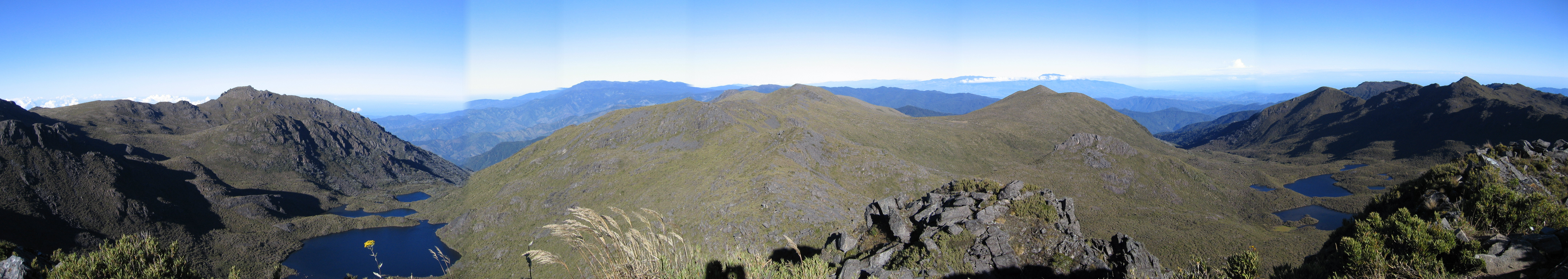 cerro chirripó au costa rica, panorama, montagnes