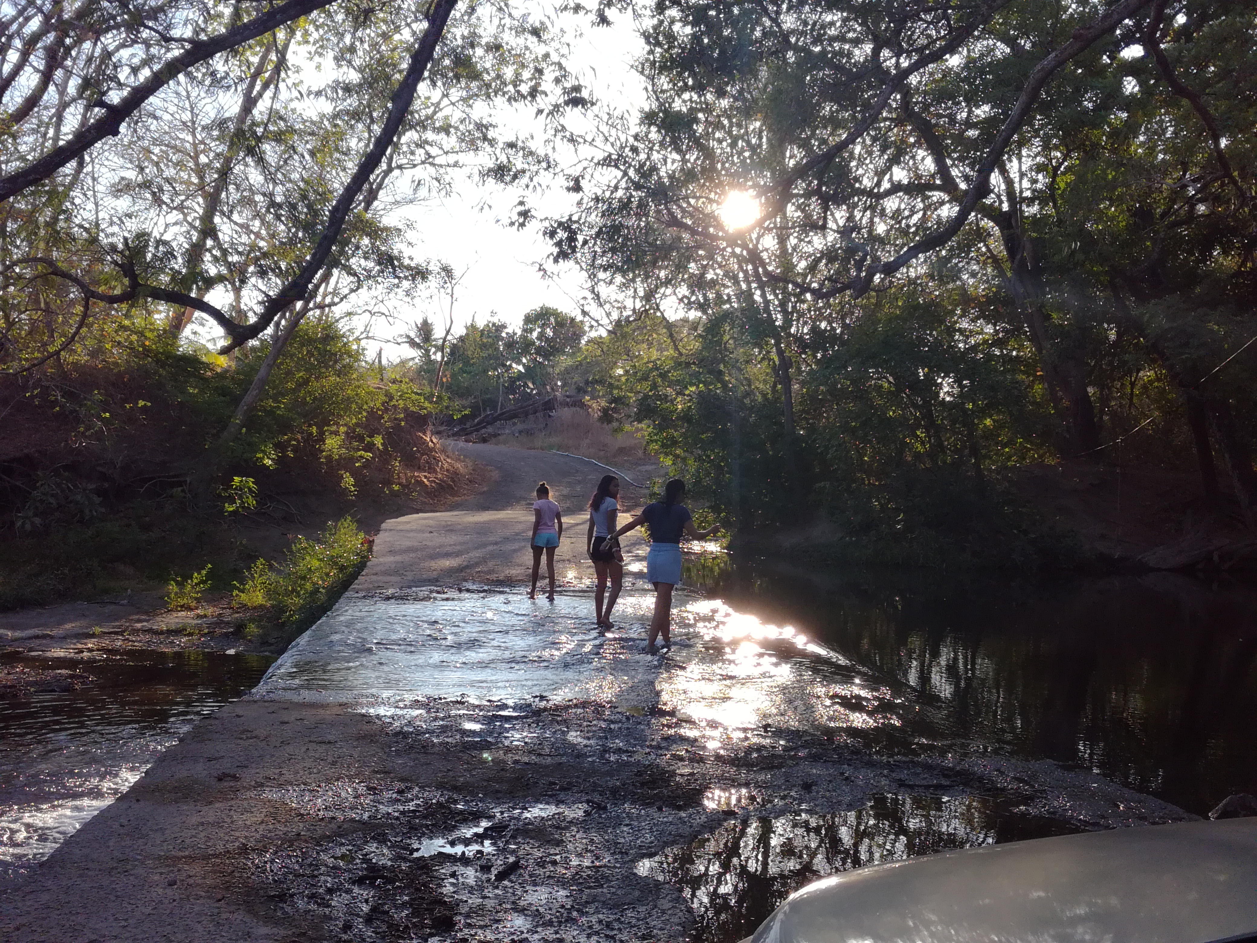costa rica, passage à gué