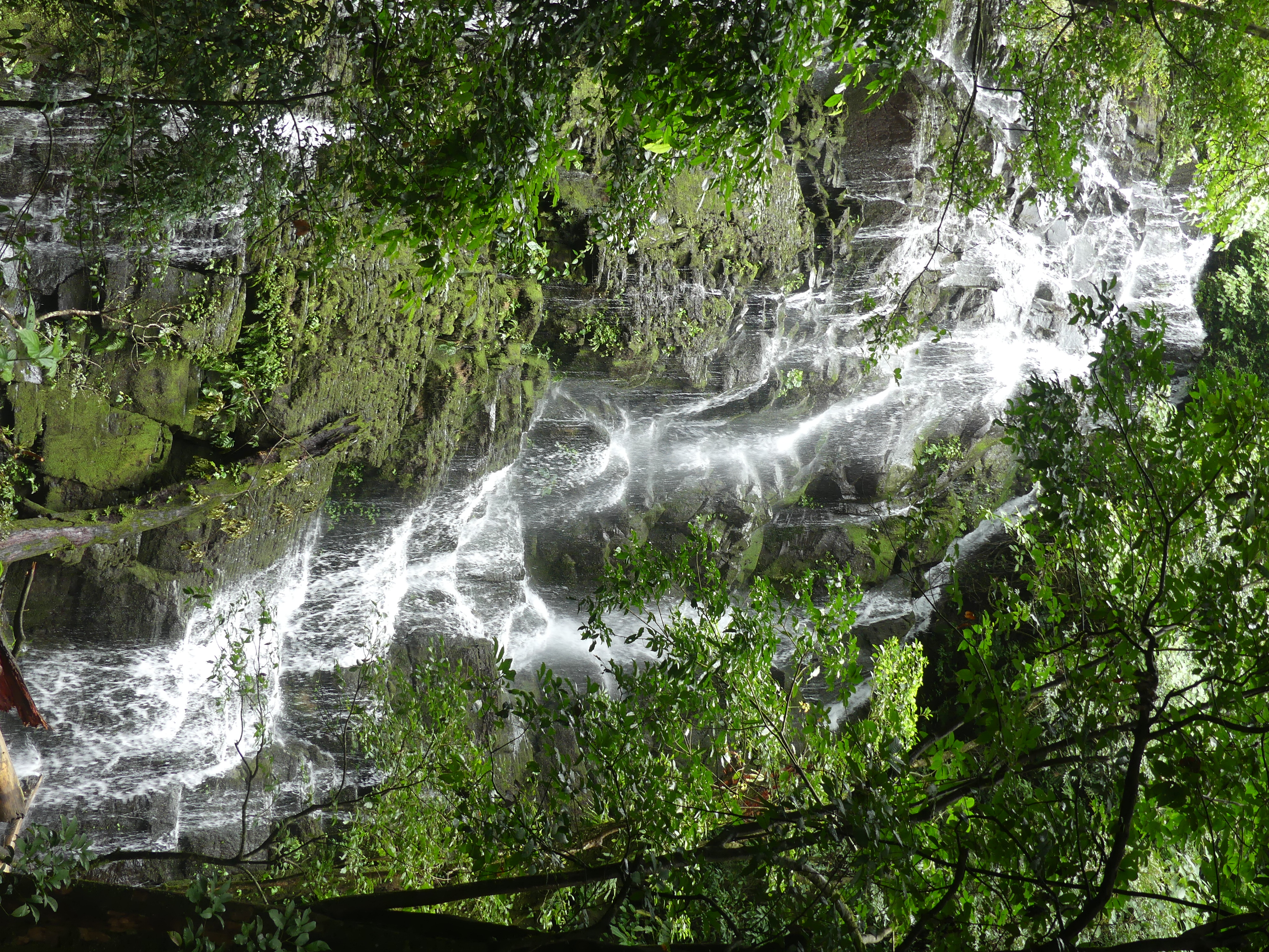 costa rica, parc national, volcan rincón de la vieja, cascade